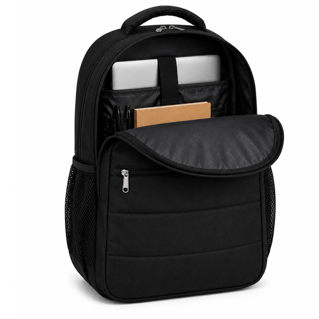 Telgo Sleek Black Backpack