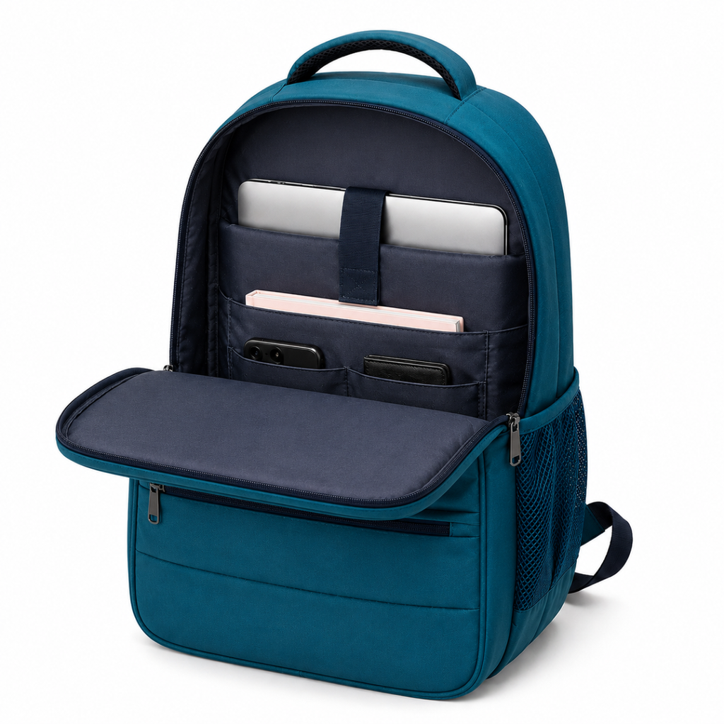 Telgo Sleek Cyan Backpack