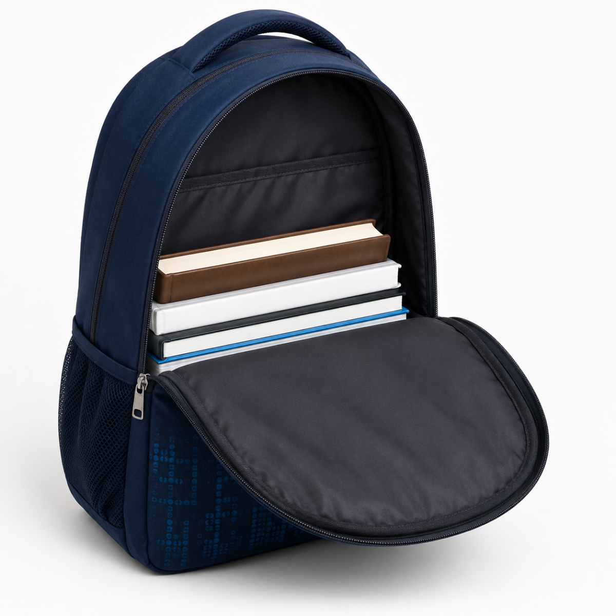 TELGO Multipurpose Navy Blue Backpack for Office, School & Travel