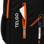 Trendy Telgo Stylish Orange Printed Backpack