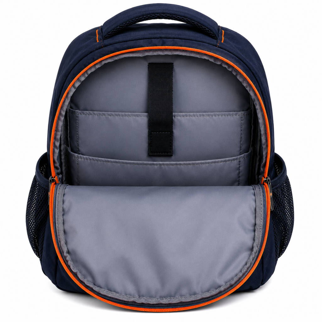 Trendy Telgo Stylish Navy Blue Printed Backpack