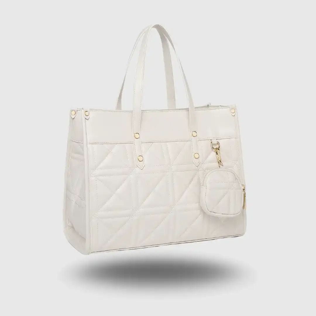 ACE WHITE INFINITY TOTE BAG