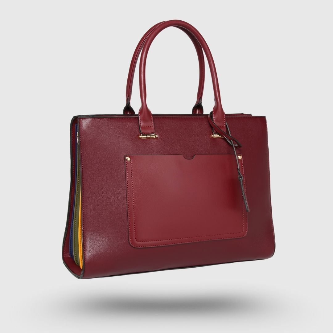 ALEXA MAROON EMPORIO TOTE BAG