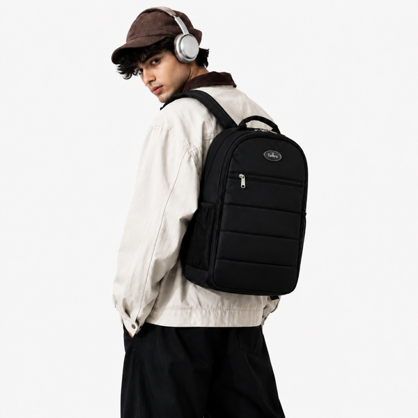 Telgo Sleek Black Backpack