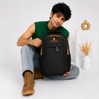 TELGO Multipurpose Black Backpack for Office, School & Travel