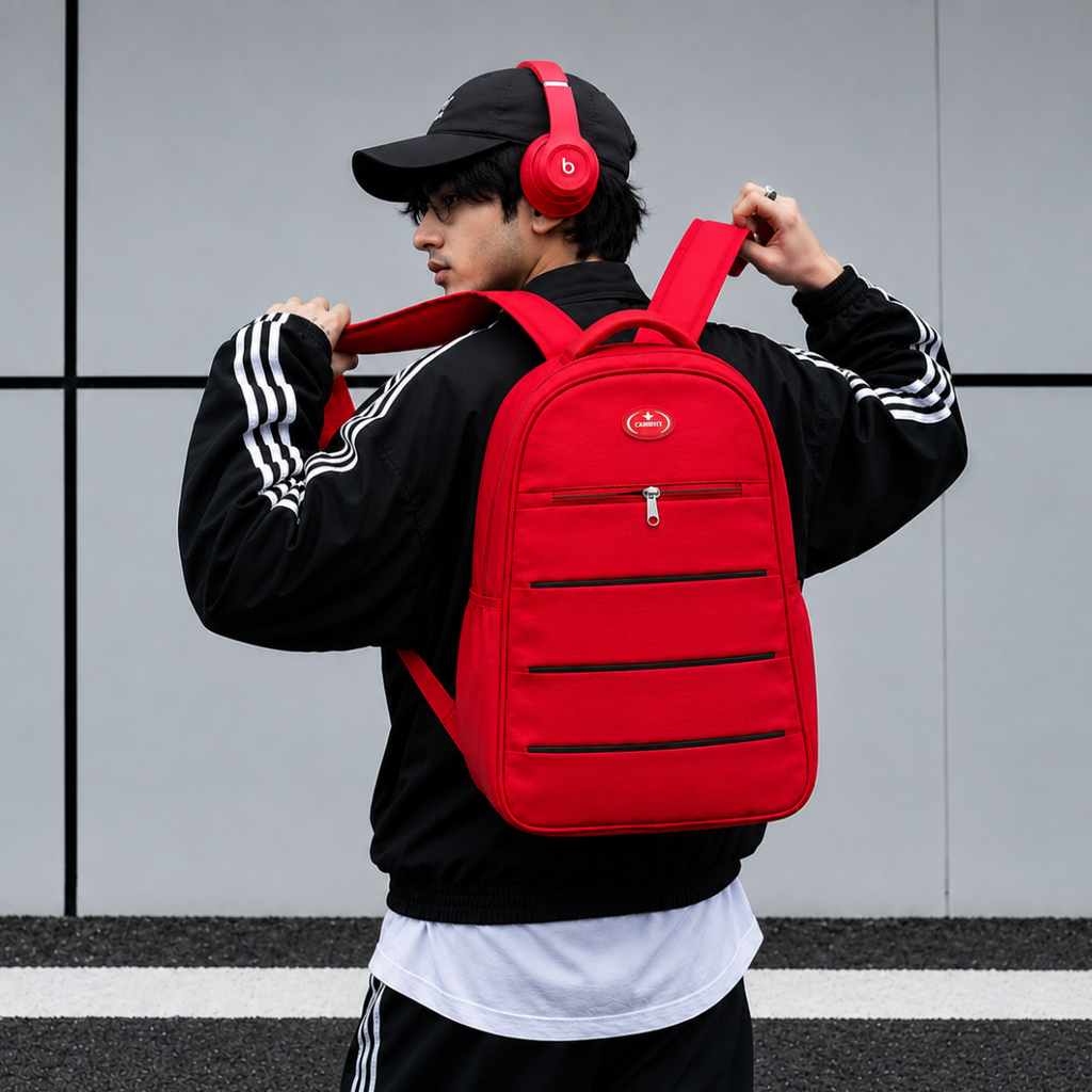 Telgo Sleek Red Backpack