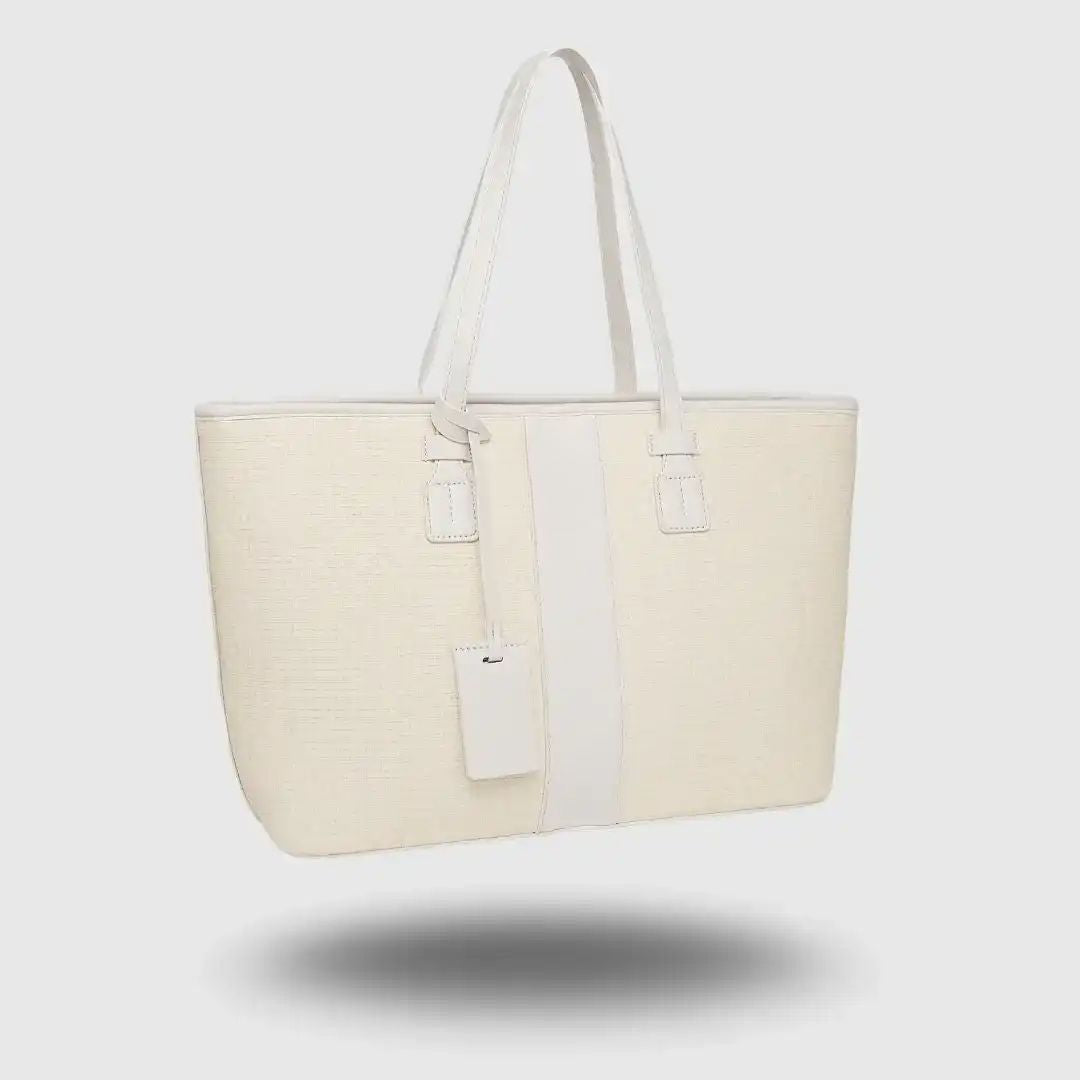 PEARL WHITE CLASSIC TOTE BAG