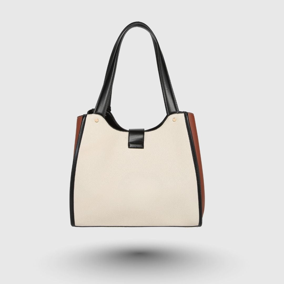 DENICE WHITE EMPORIO TOTE BAG