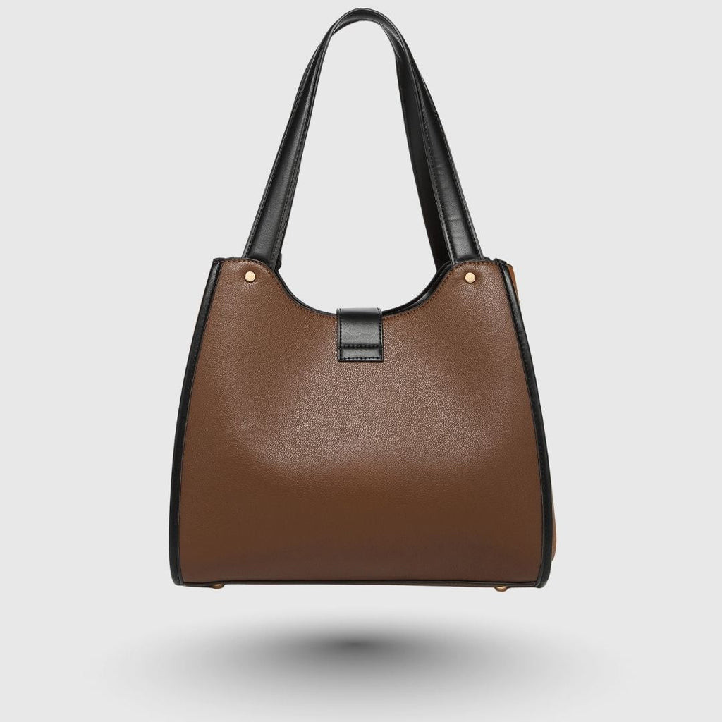 DENICE BROWN EMPORIO TOTE BAG
