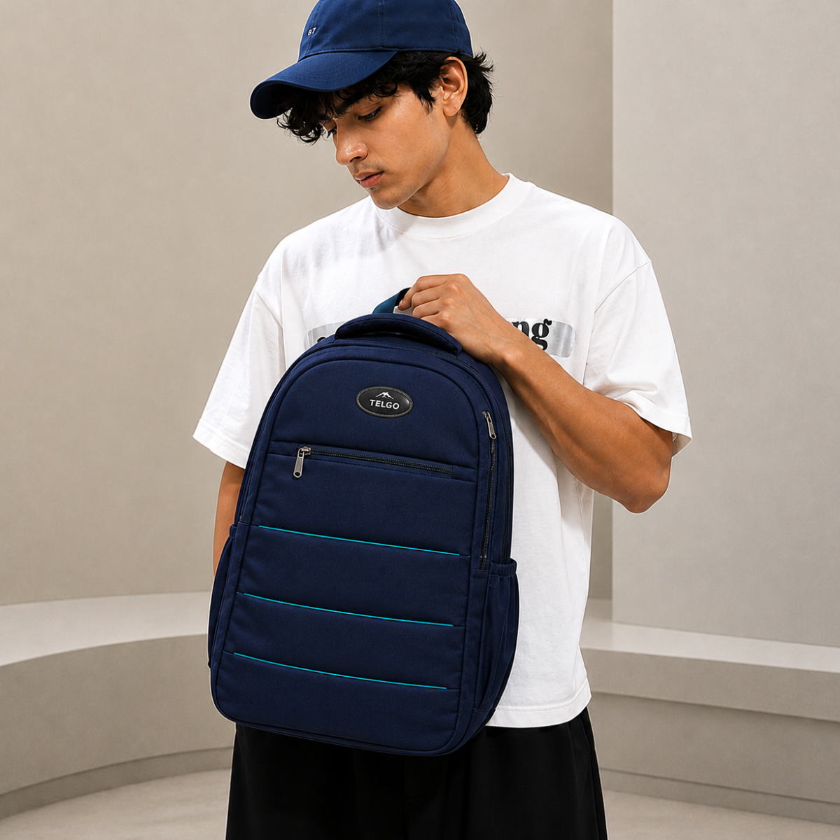 Telgo Sleek Navy Backpack
