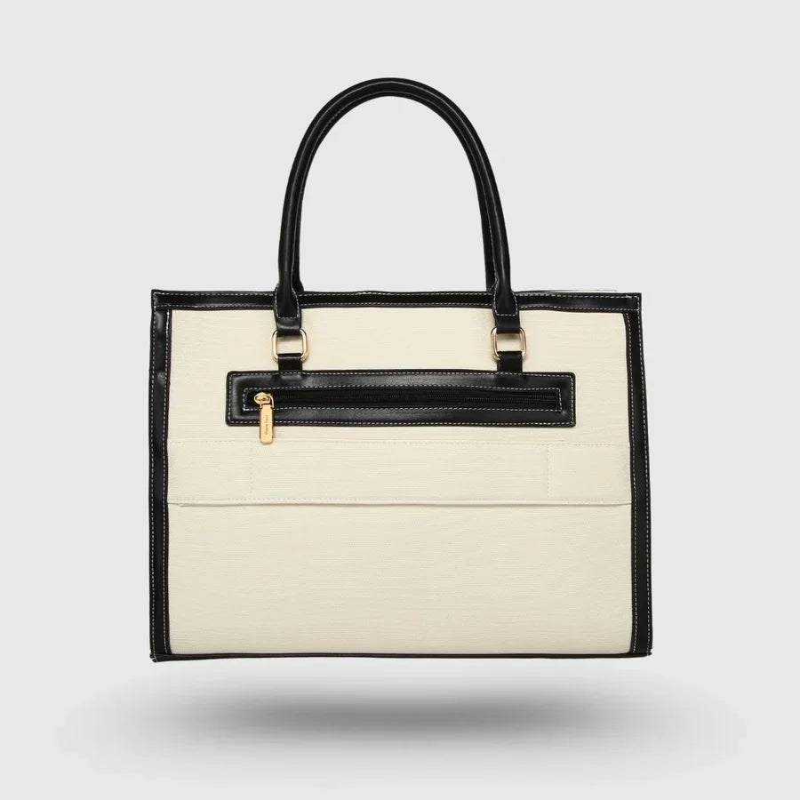Davina Emporio Black Work Tote Bag
