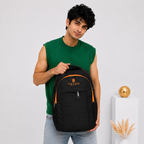 TELGO Multipurpose Black Backpack for Office, School & Travel