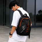Telgo Sports Design Black Casual Backpack