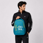 Trendy Telgo Stylish Sky Blue Printed Backpack