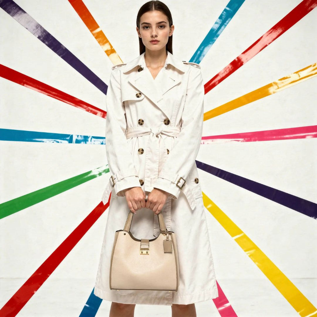 DENICE APRICOT EMPORIO TOTE BAG