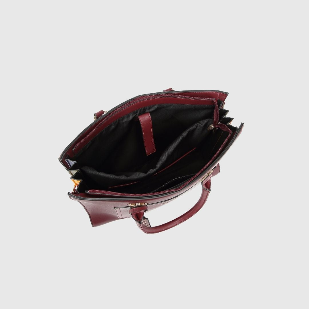ALEXA MAROON EMPORIO TOTE BAG