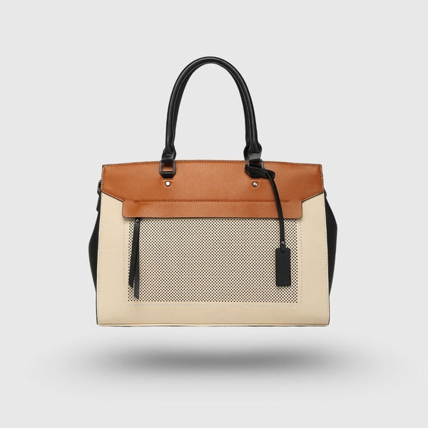 EMPORIO BEIGE DESTINY TOTE BAG