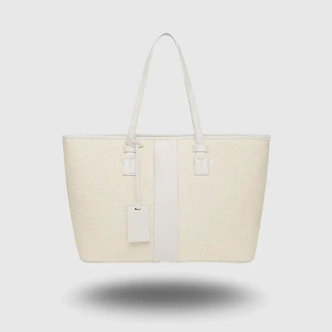 PEARL WHITE CLASSIC TOTE BAG