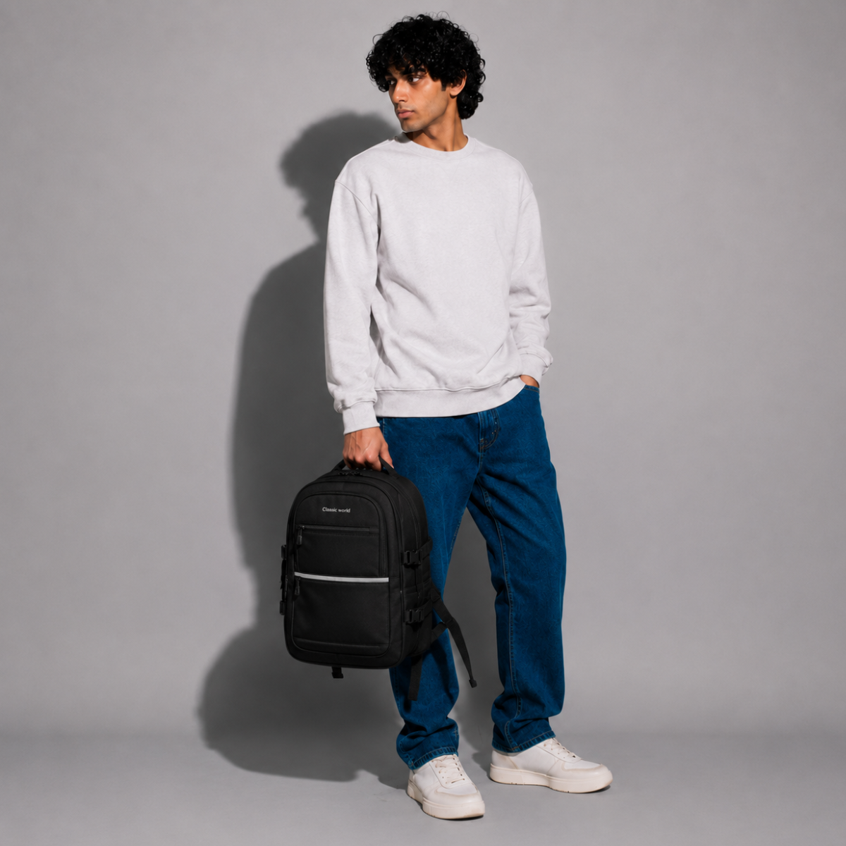 TELGO Multipurpose Black Laptop Backpack
