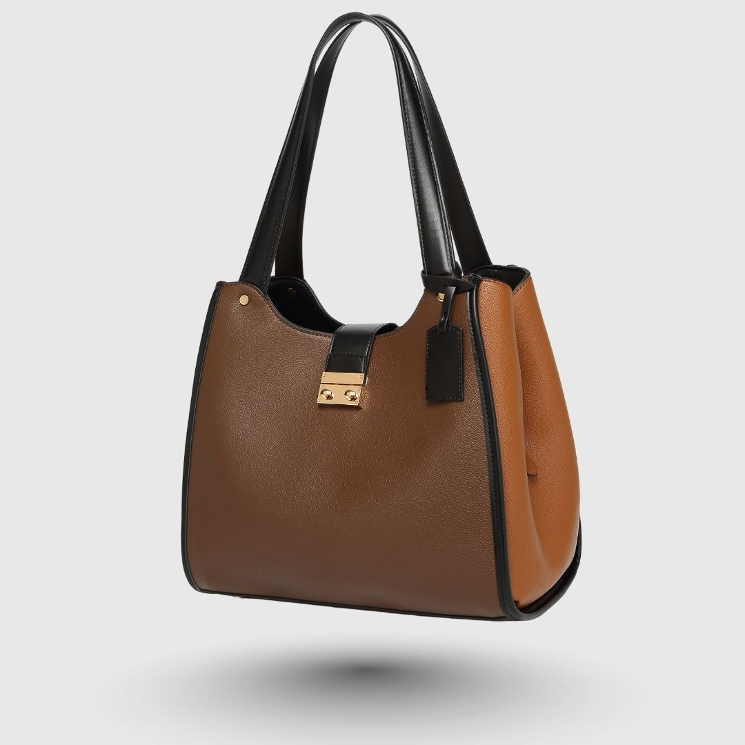 DENICE BROWN EMPORIO TOTE BAG