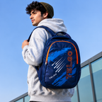 Telgo Sports Design Navy Blue Casual Backpack