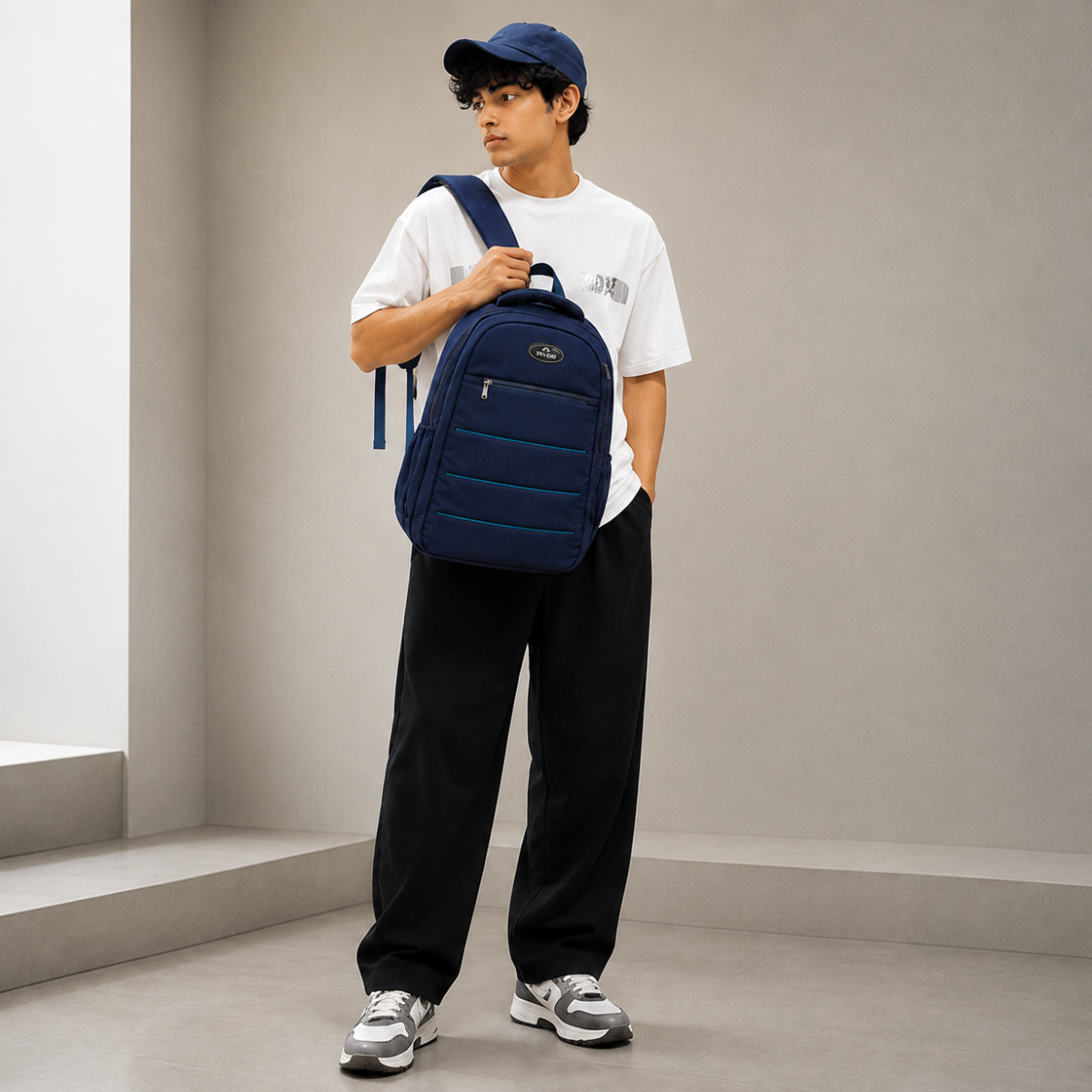Telgo Sleek Navy Backpack