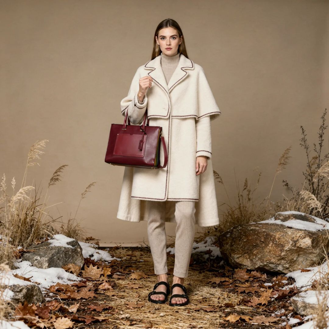 ALEXA MAROON EMPORIO TOTE BAG