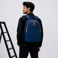 TELGO Multipurpose Navy Blue Backpack for Office, School & Travel