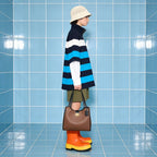 DENICE BROWN EMPORIO TOTE BAG