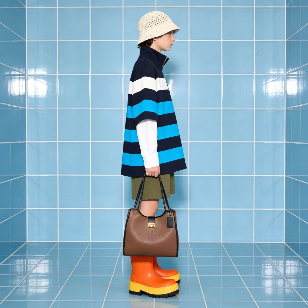 DENICE BROWN EMPORIO TOTE BAG