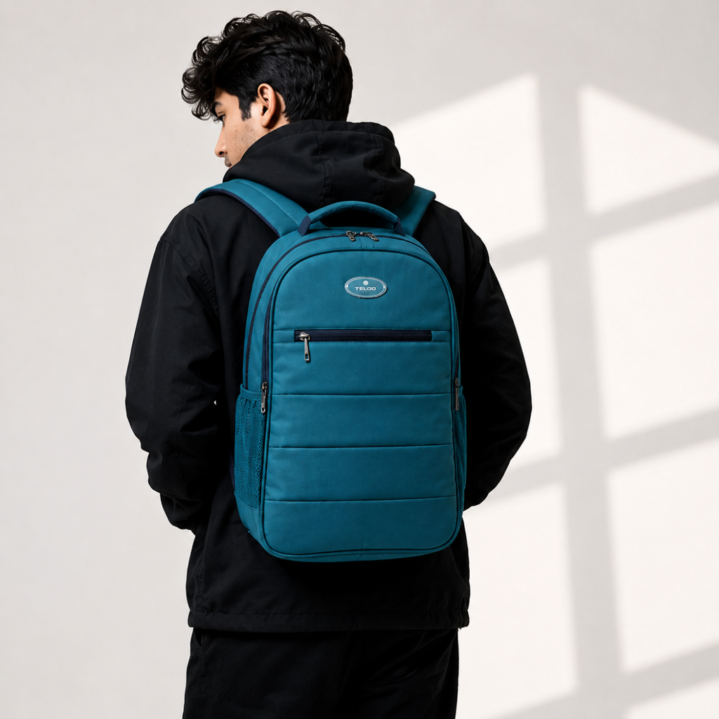 Telgo Sleek Cyan Backpack