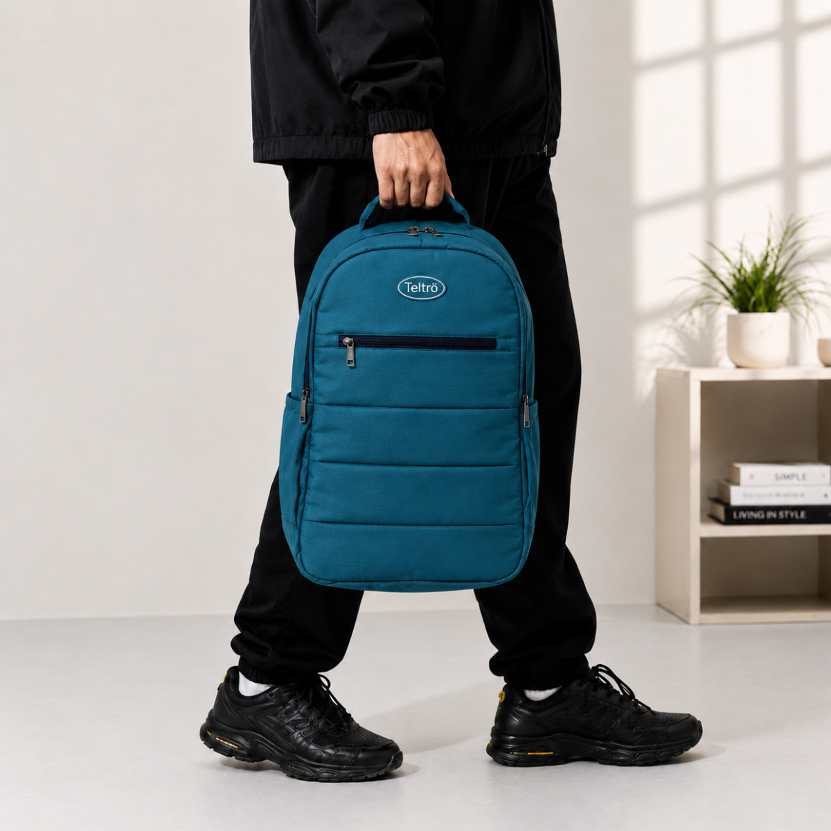 Telgo Sleek Cyan Backpack