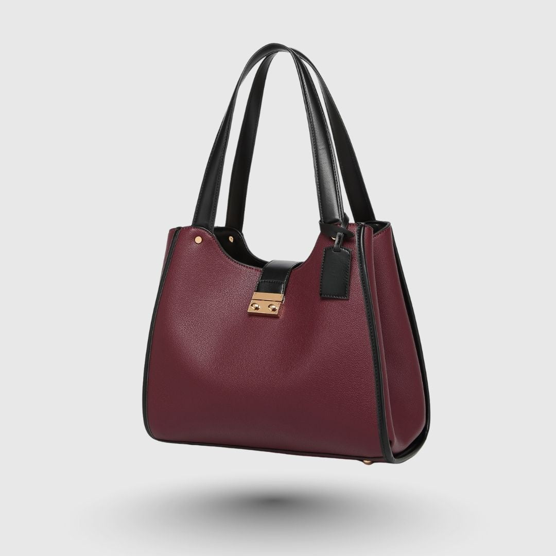 DENICE MAROON EMPORIO TOTE BAG