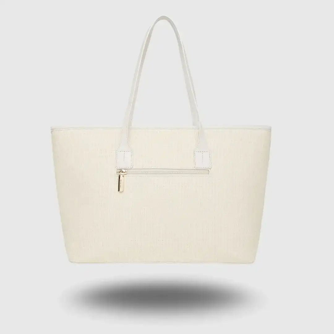 PEARL WHITE CLASSIC TOTE BAG
