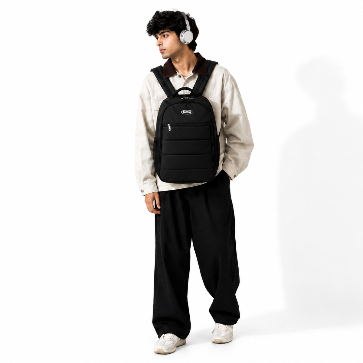 Telgo Sleek Black Backpack