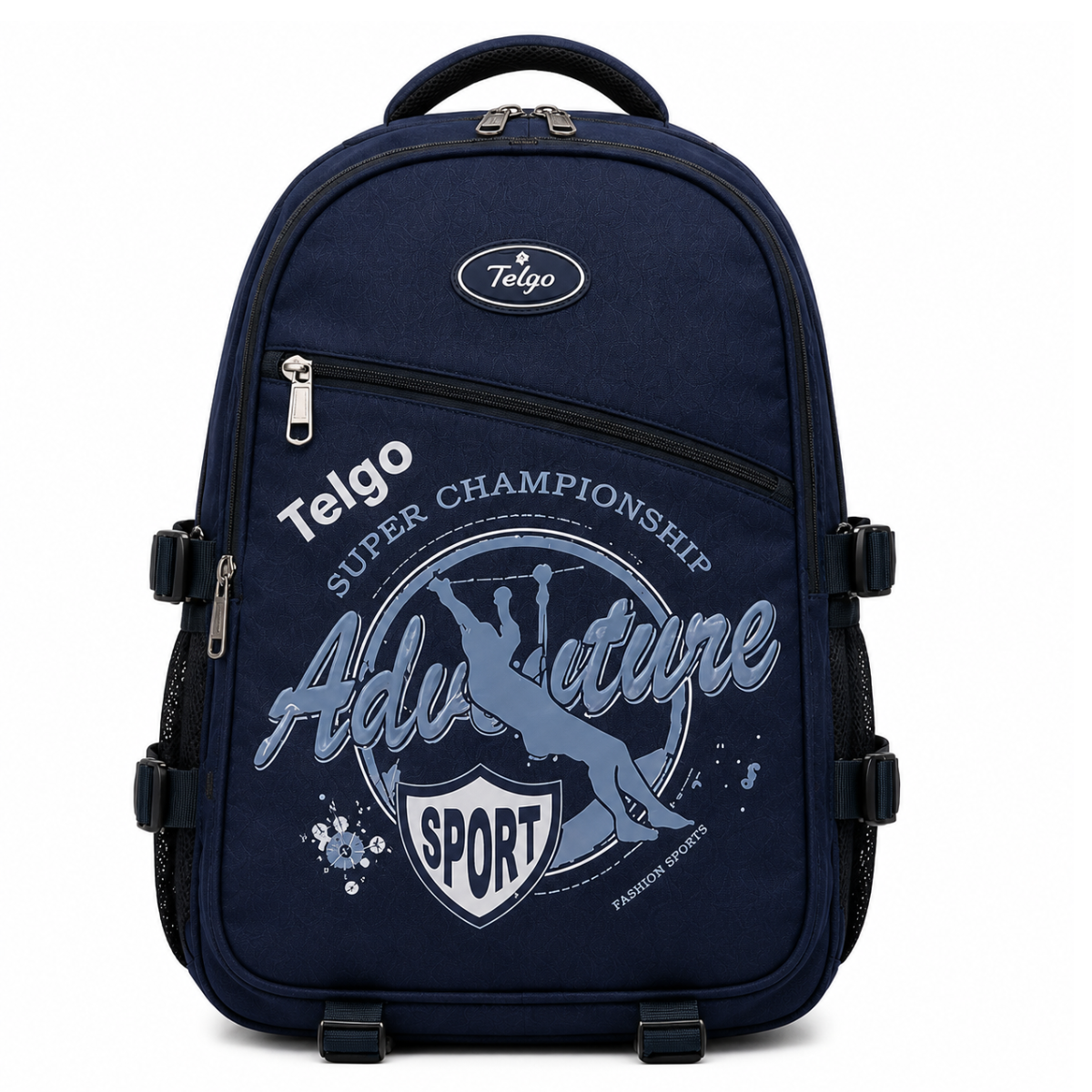 Telgo Adventure Black Sport Backpack for Boys & Girls