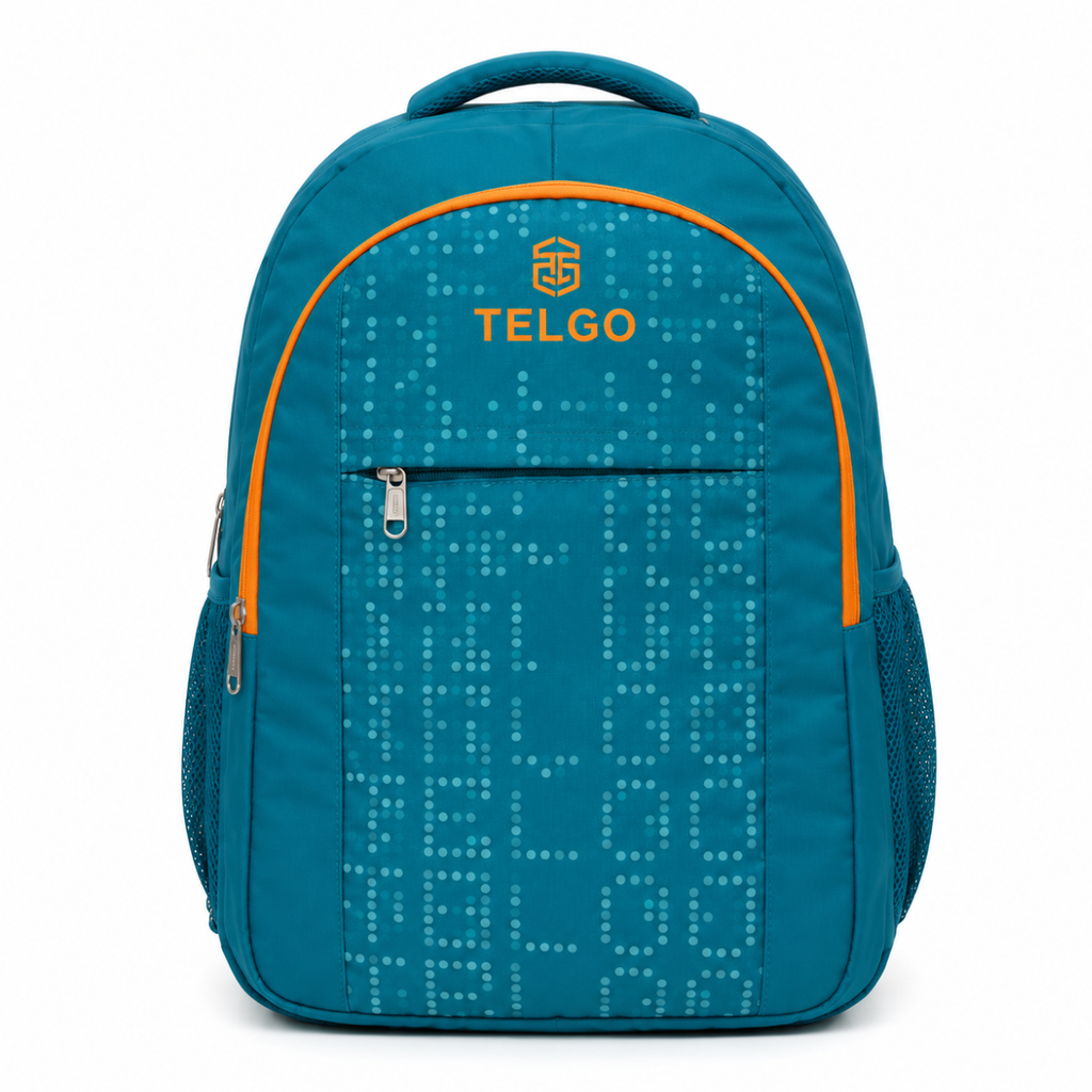 TELGO Multipurpose Sky Blue Backpack for Office, School & Travel