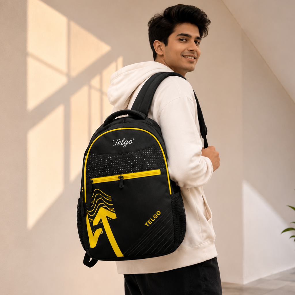 Telgo Blaze Rush Yellow Backpack