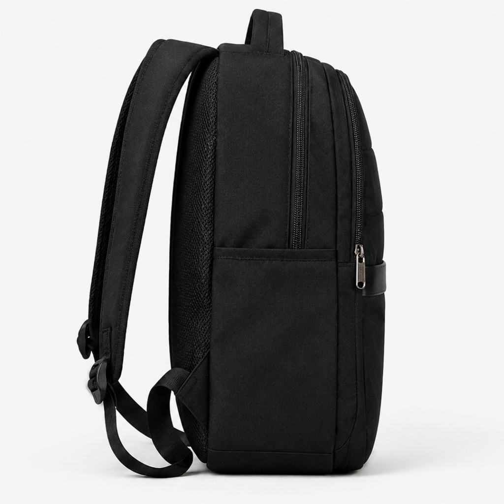 Telgo Stylish Black Backpack for Men & Women