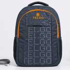 TELGO Multipurpose Grey Backpack for Office, School & Travel
