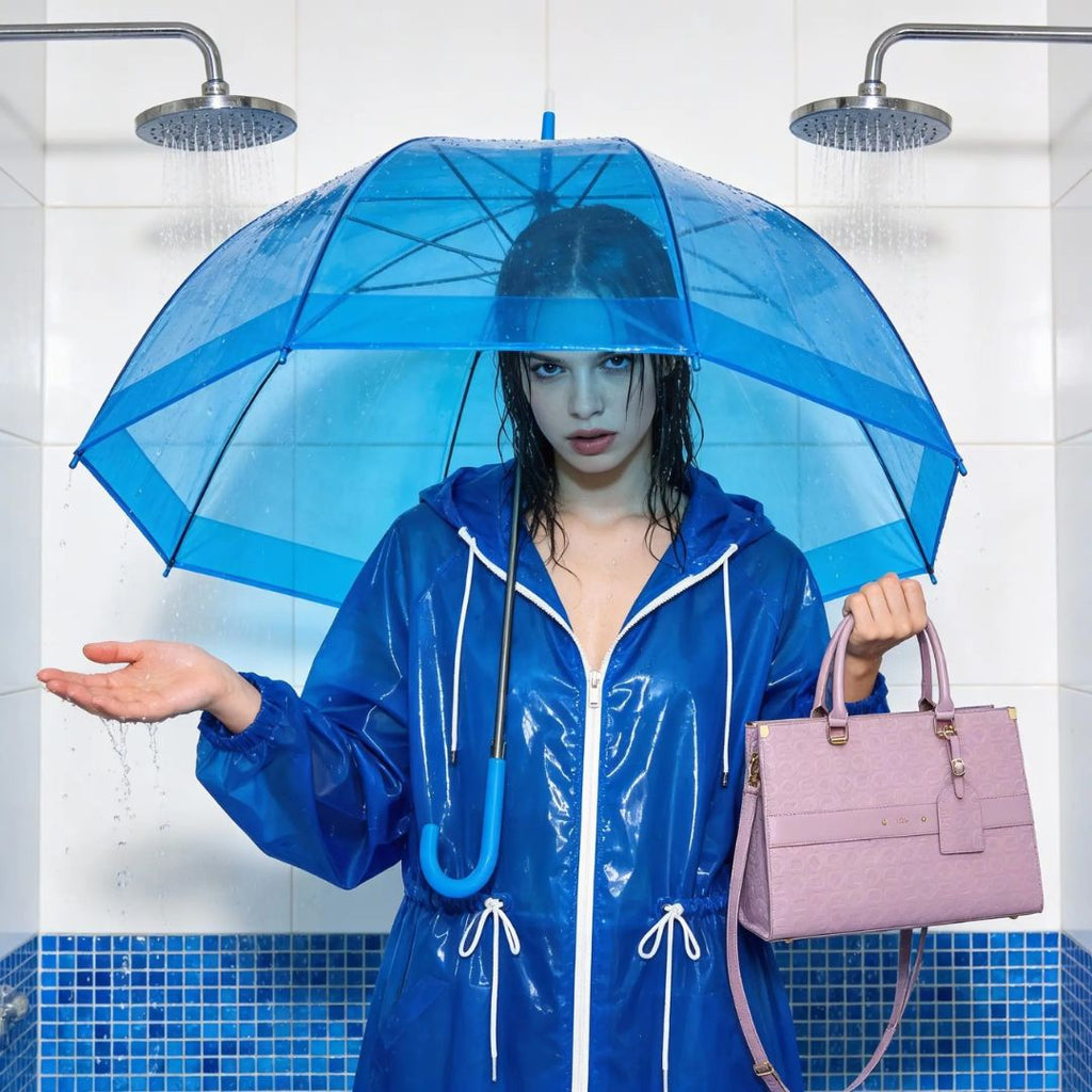 EMPORIO PURPLE TOTE BAG