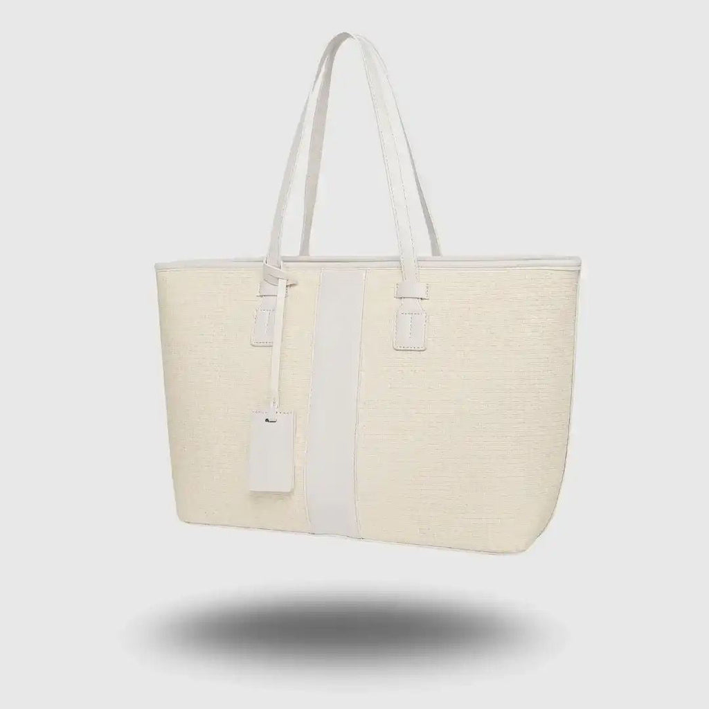 PEARL WHITE CLASSIC TOTE BAG