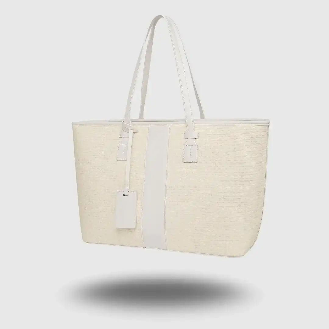 PEARL WHITE CLASSIC TOTE BAG