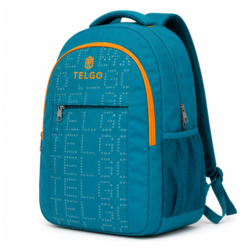 TELGO Multipurpose Sky Blue Backpack for Office, School & Travel