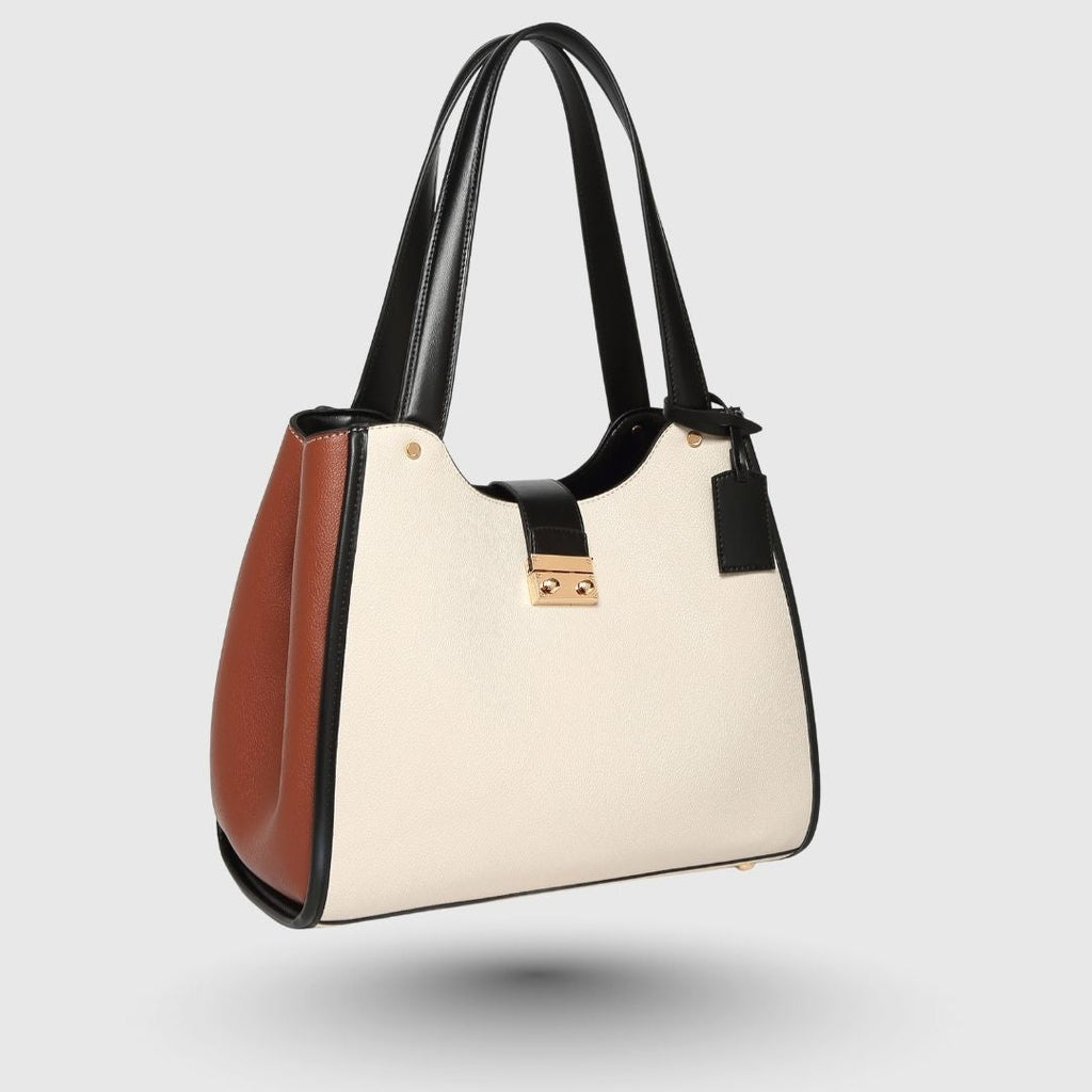 DENICE WHITE EMPORIO TOTE BAG