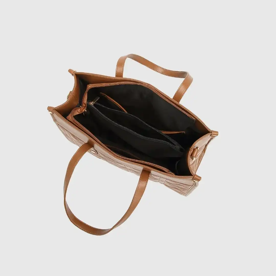 ACE BROWN INFINITY TOTE BAG