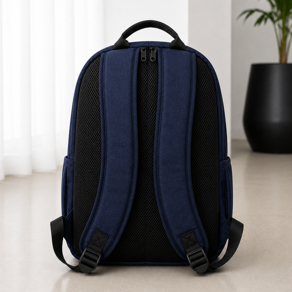 Telgo Stylish Navy Blue Backpack for Men & Women