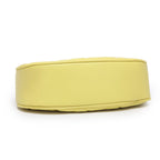 QUILTED LUXE YELLOW CHAIN SHOULDER BAG
