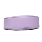 QUILTED LUXE PURPLE CHAIN SHOULDER BAG