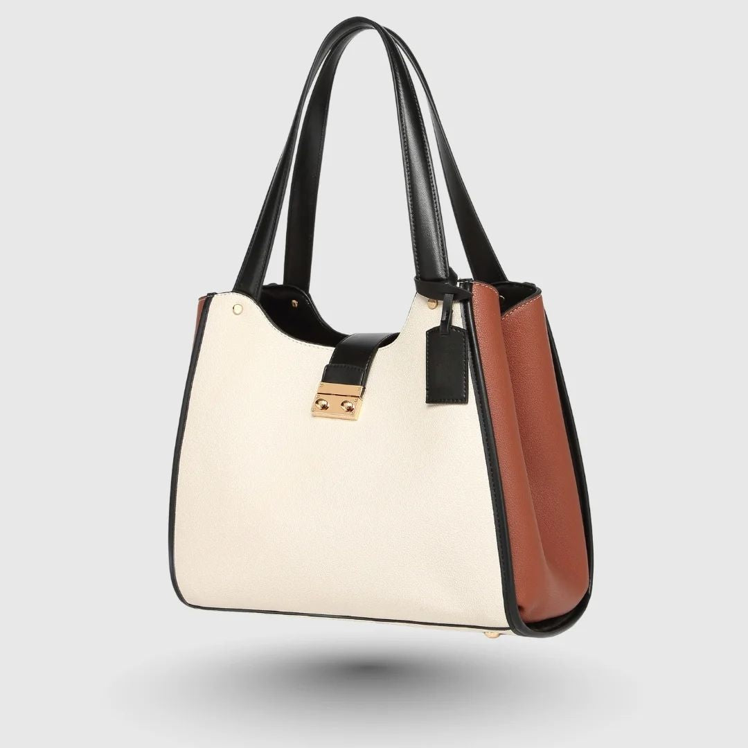 DENICE WHITE EMPORIO TOTE BAG